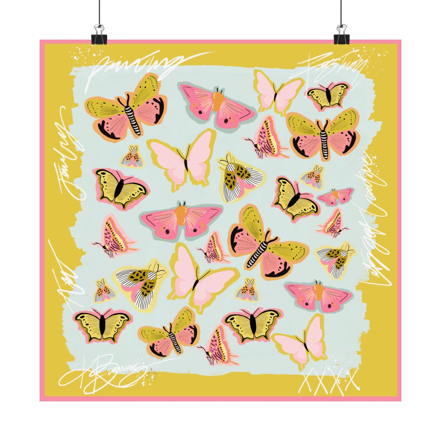 Butterfly Muse Scarf Photo Print