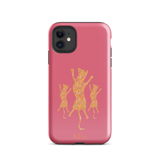 Paisley Leopard Tough Case for iPhone - Pink