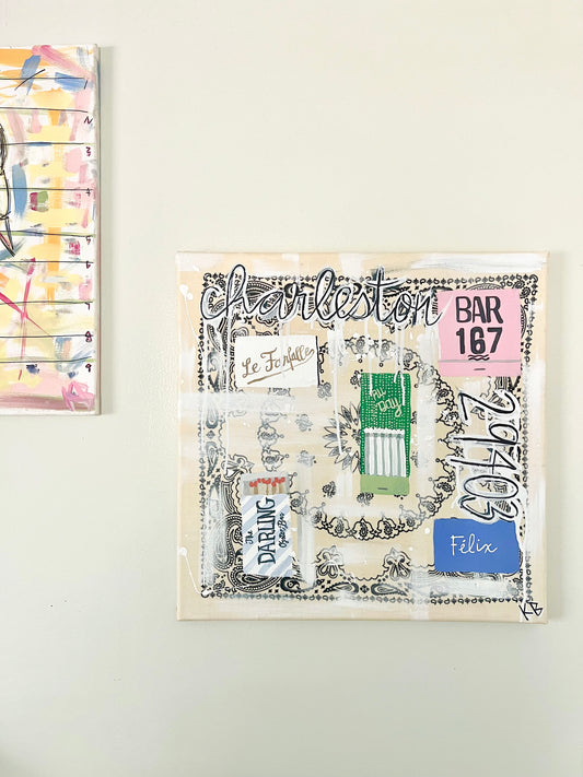 Charleston Matchbooks Original Piece - 20x20