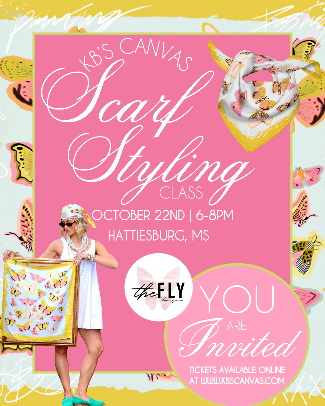 SCARF STYLING CLASS - THE FLY BOUTIQUE
