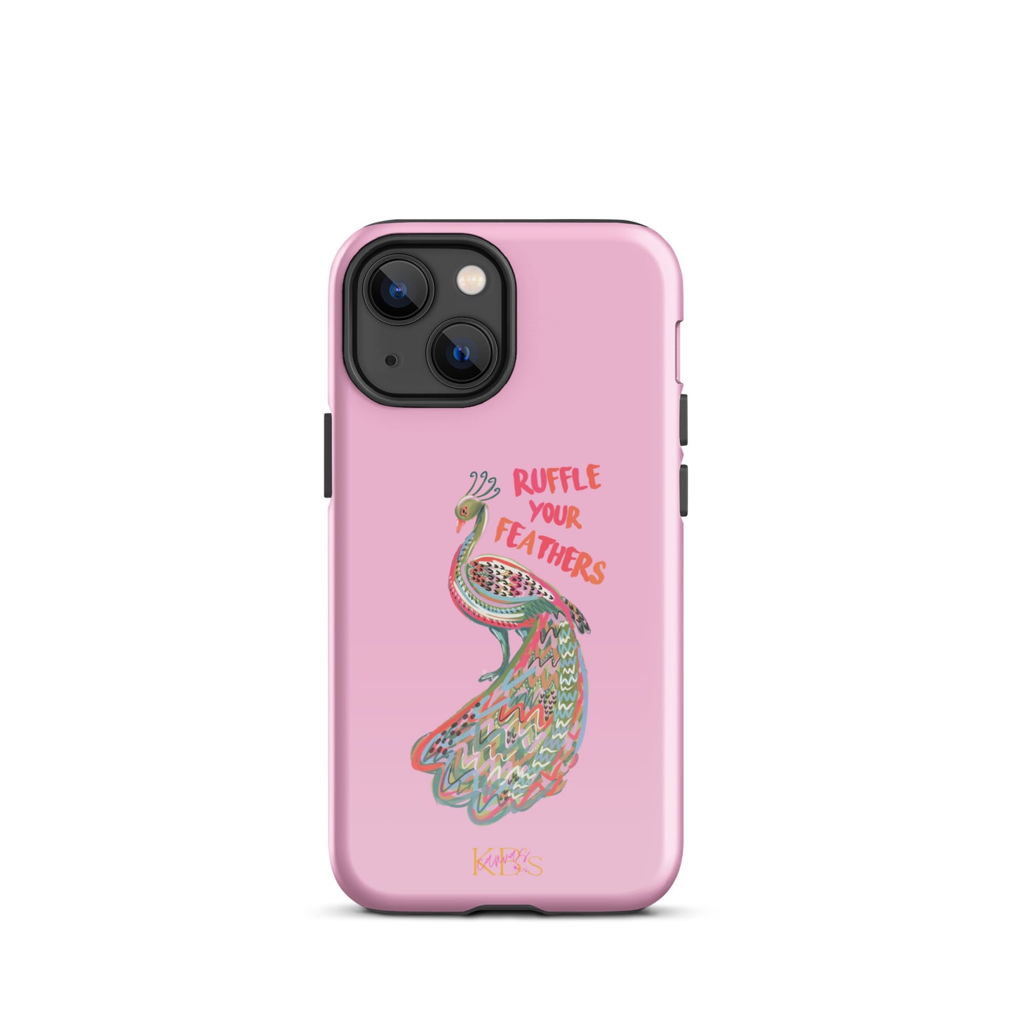 Ruffle Your Feathers Tough Case for iPhone - Pink