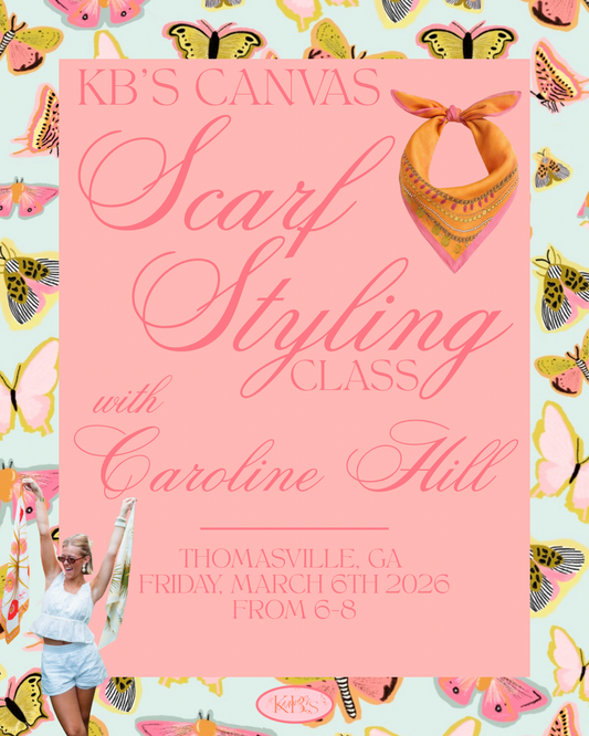 SCARF STYLING CLASS - CAROLINE HILL
