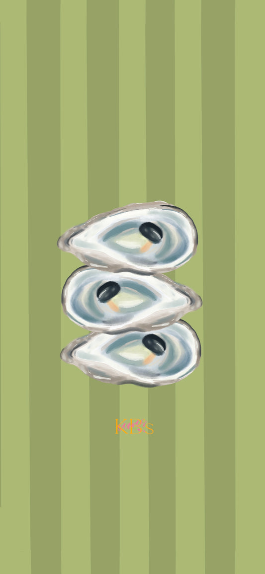 Striped Oyster Wallpaper