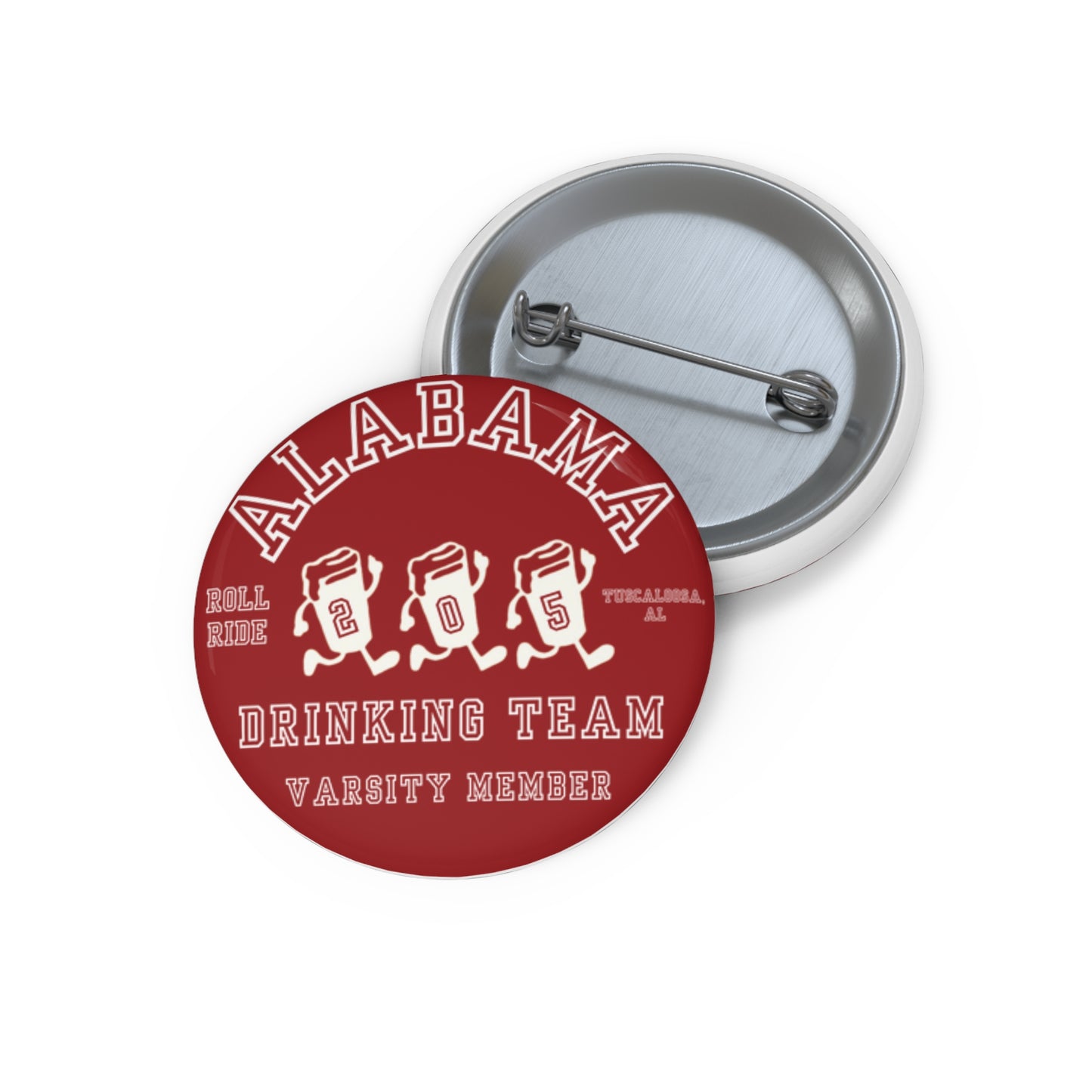 Alabama Drinking Team Button