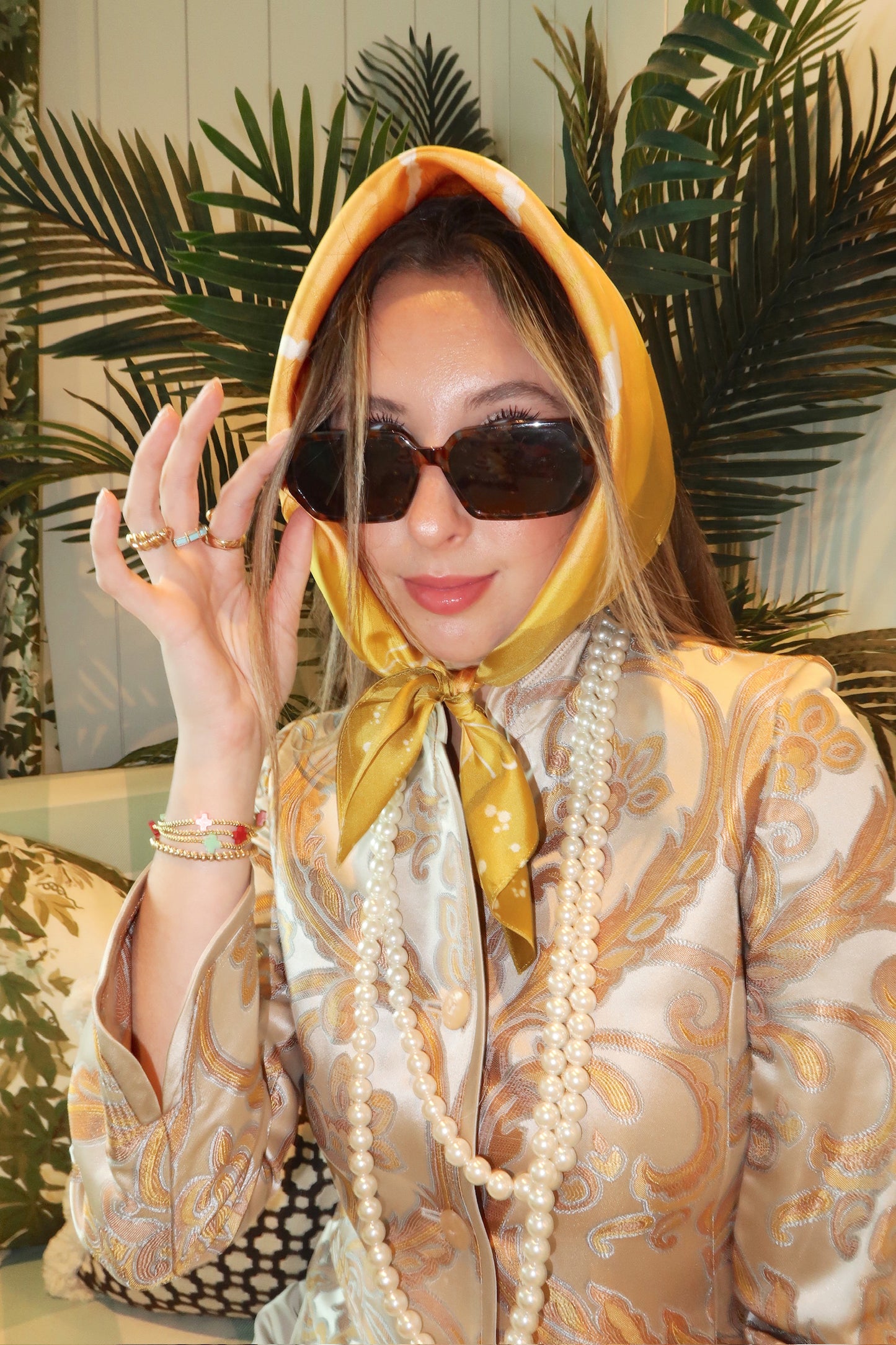 Maison Link Silk Scarf