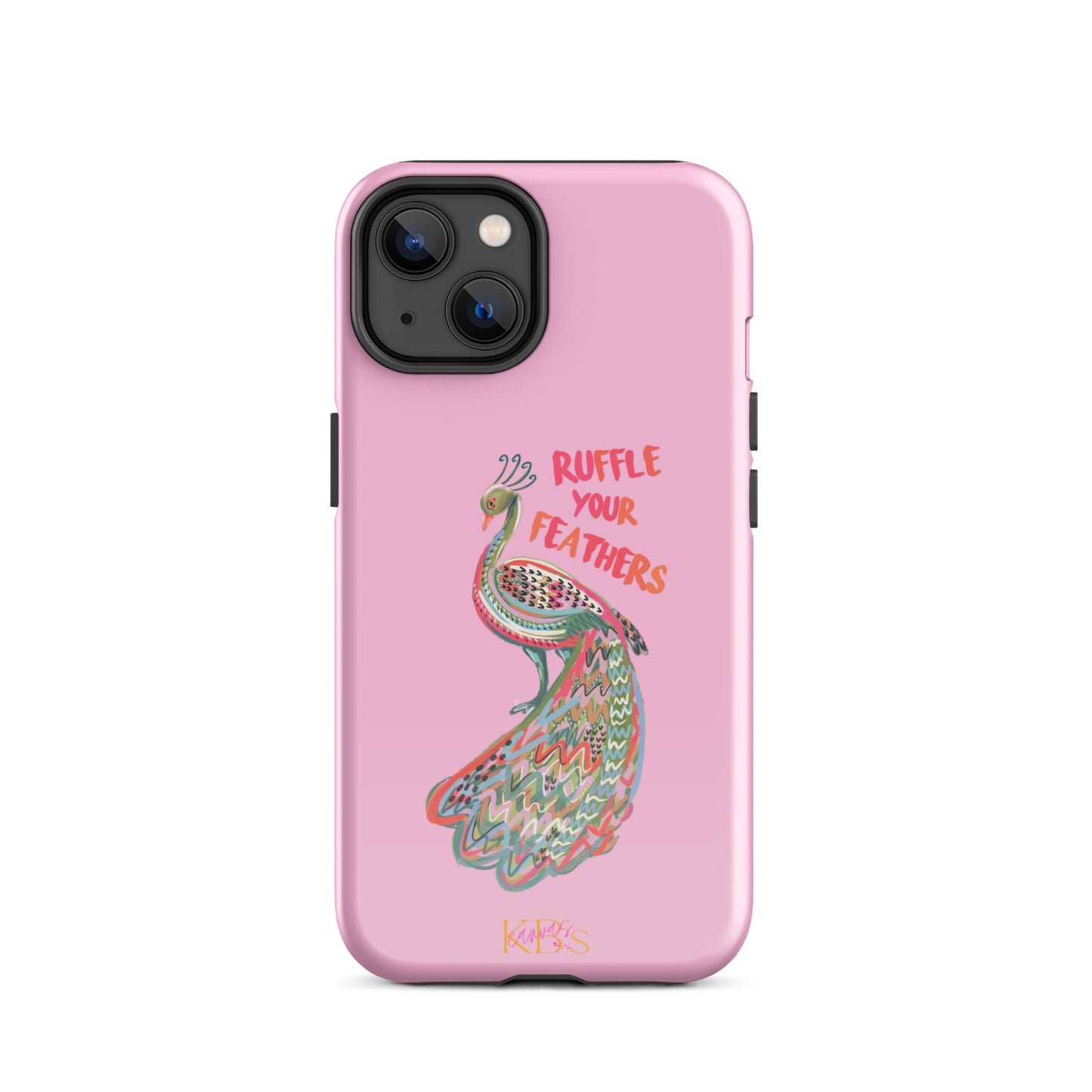 Ruffle Your Feathers Tough Case for iPhone - Pink