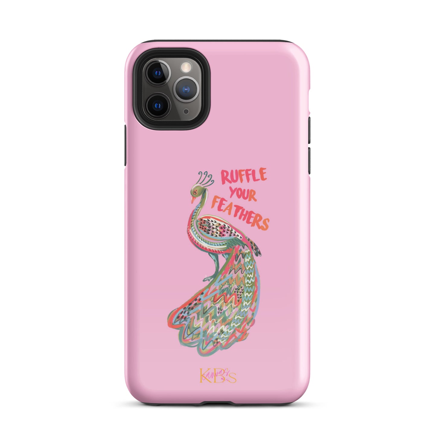 Ruffle Your Feathers Tough Case for iPhone - Pink
