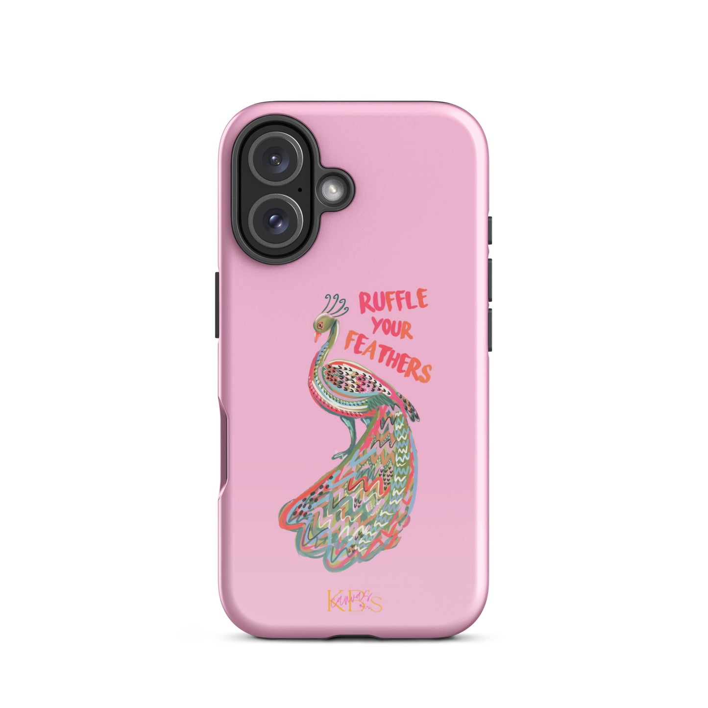 Ruffle Your Feathers Tough Case for iPhone - Pink