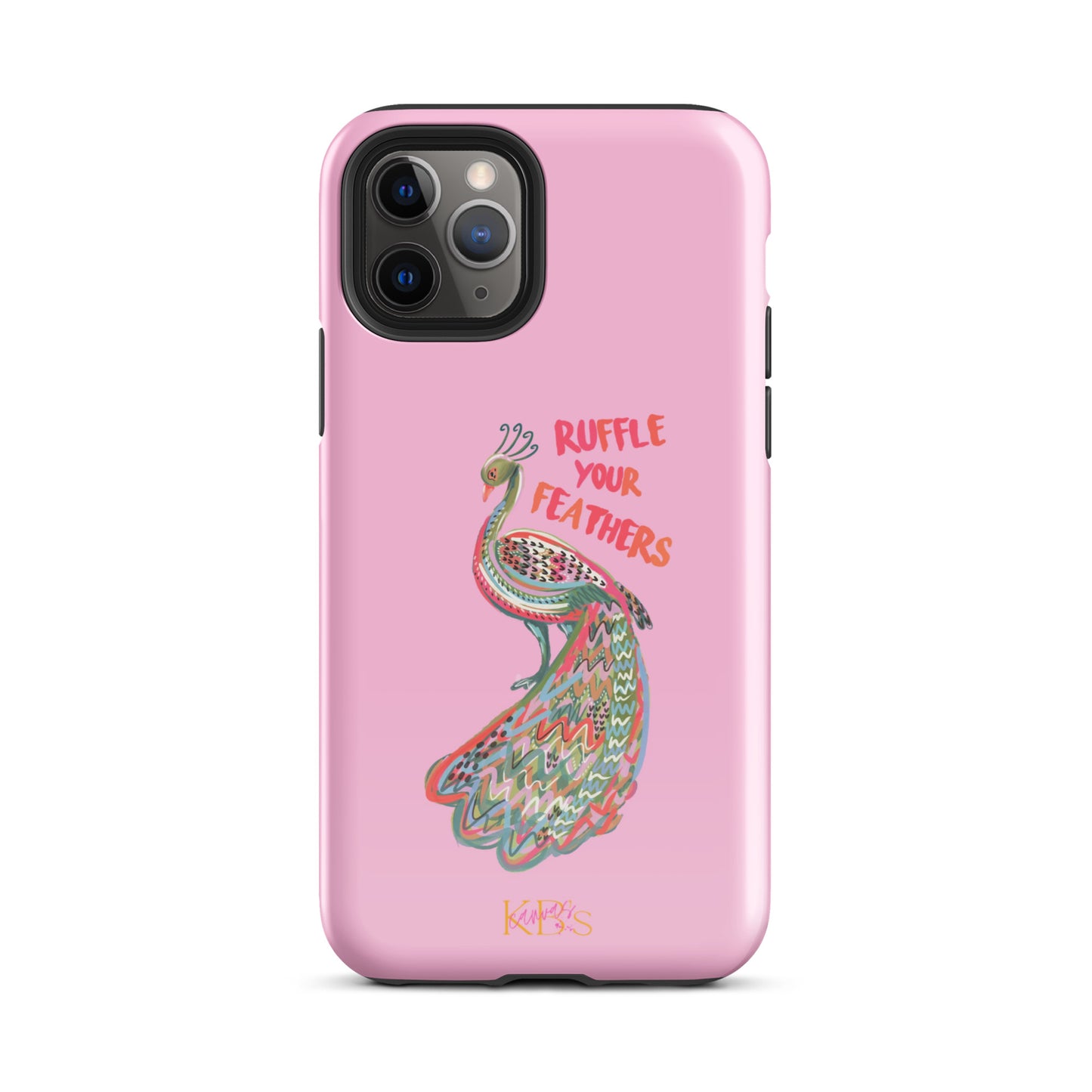 Ruffle Your Feathers Tough Case for iPhone - Pink