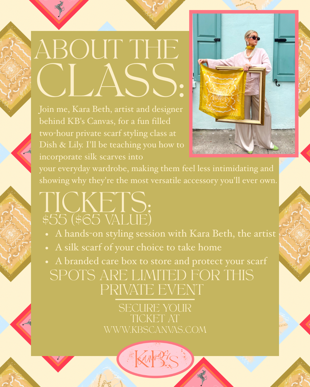 DISH & LILY SCARF STYLING CLASS