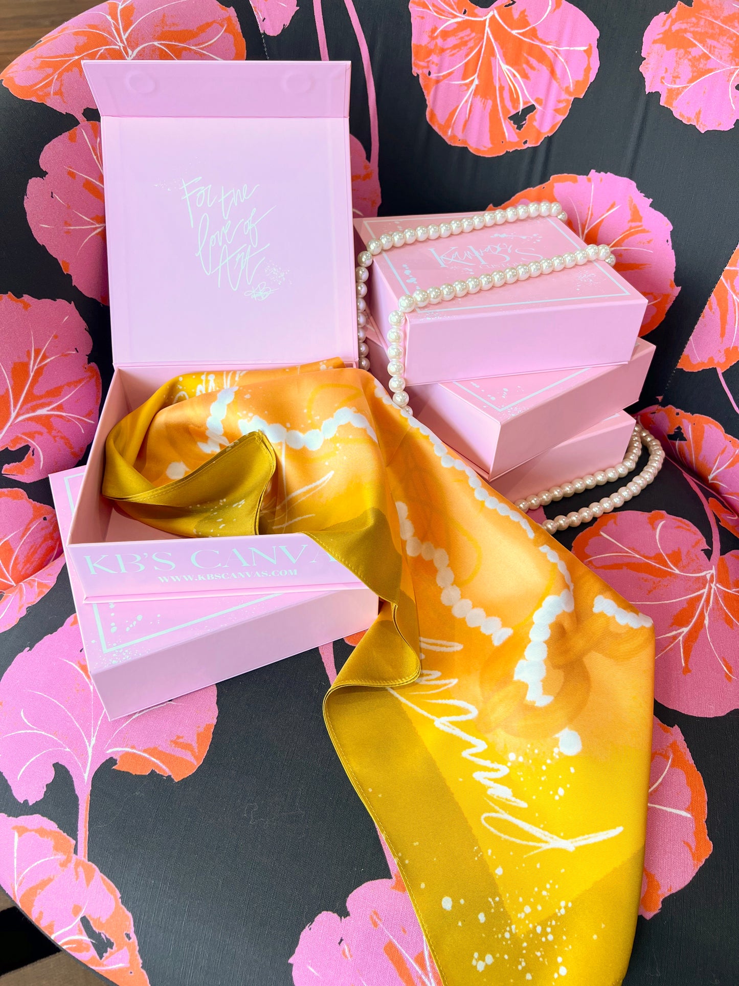 Maison Link Silk Scarf