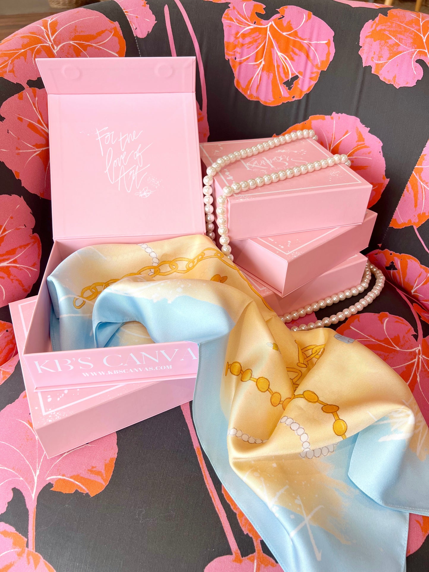 Le Jewel Silk Scarf