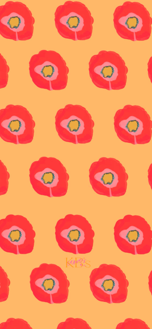 Poppy Fleur Wallpaper