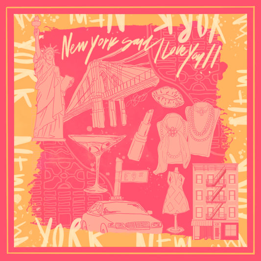 NY SAID I LOVE U SCARF WHOLESALE