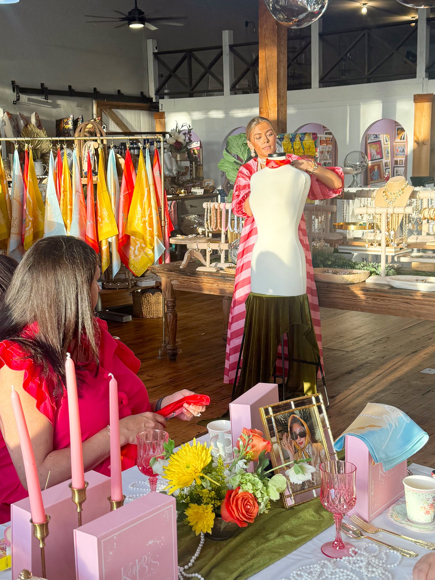 SCARF STYLING CLASS - SWANK & COMPANY