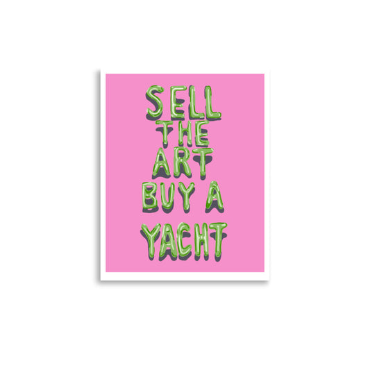 Sell The Art Print - Pink