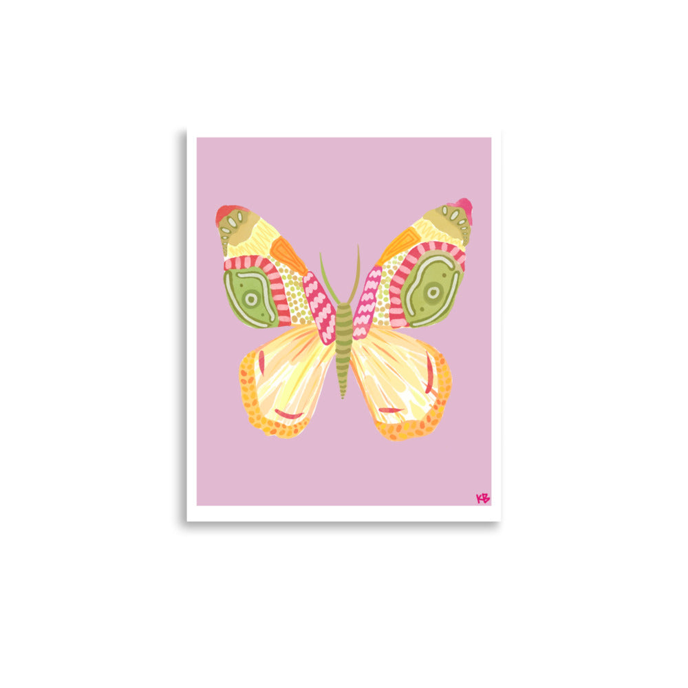 Flutter Print - Purple