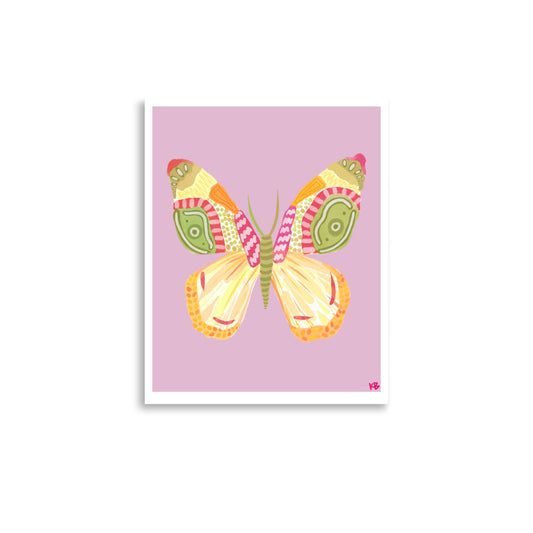 Flutter Print - Purple