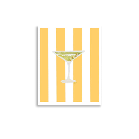 Limoncello Martini Striped Print