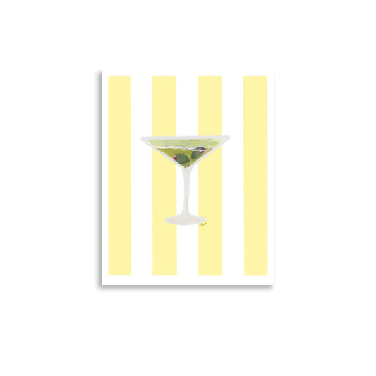 Dirty Martini Striped Print