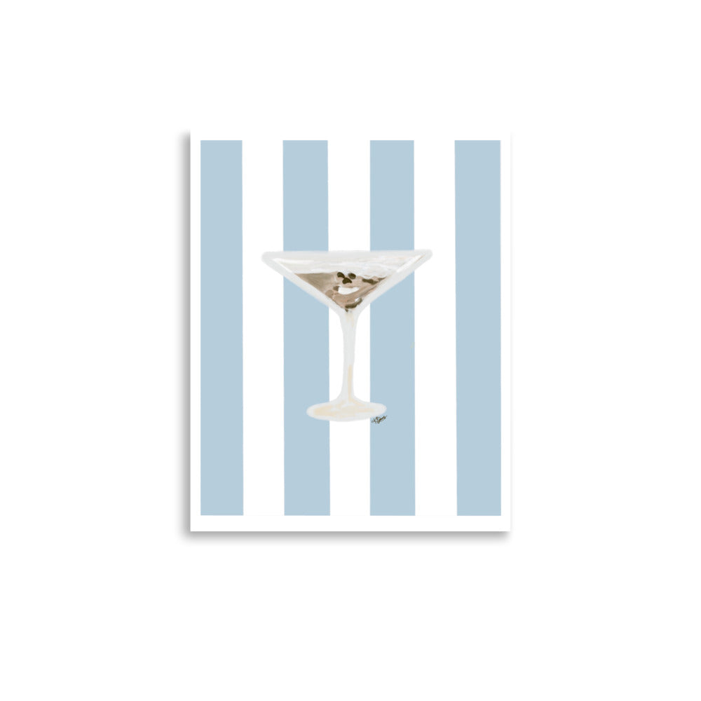 Espresso Martini Striped Print