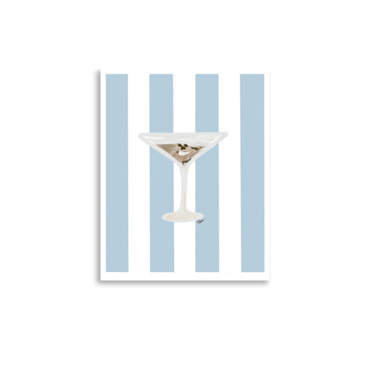 Espresso Martini Striped Print