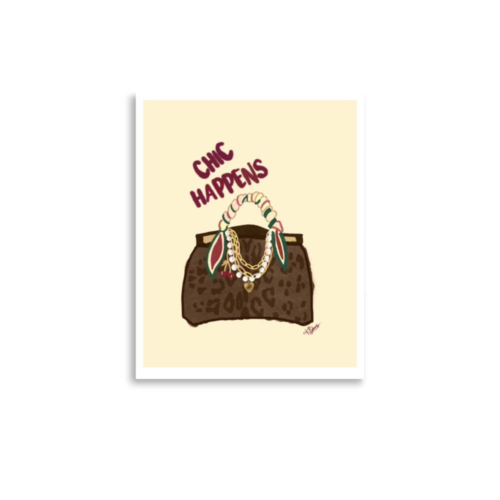 Chic Happens Print
