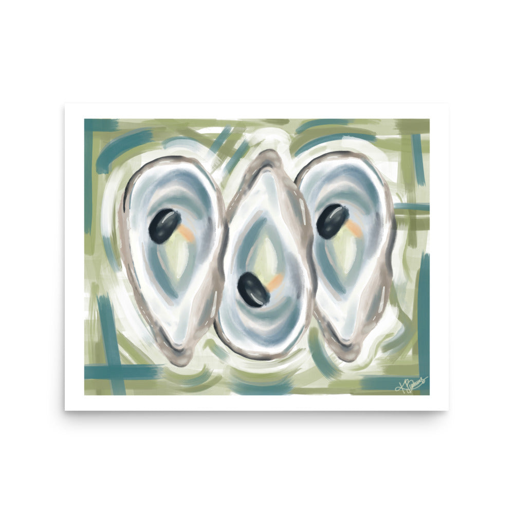 Abstract Oyster - Horizontal