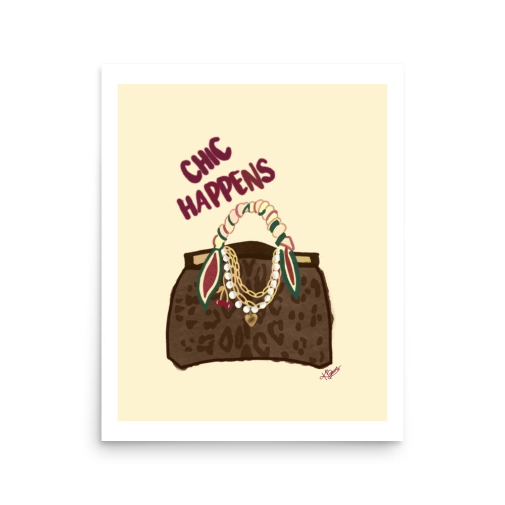 Chic Happens Print