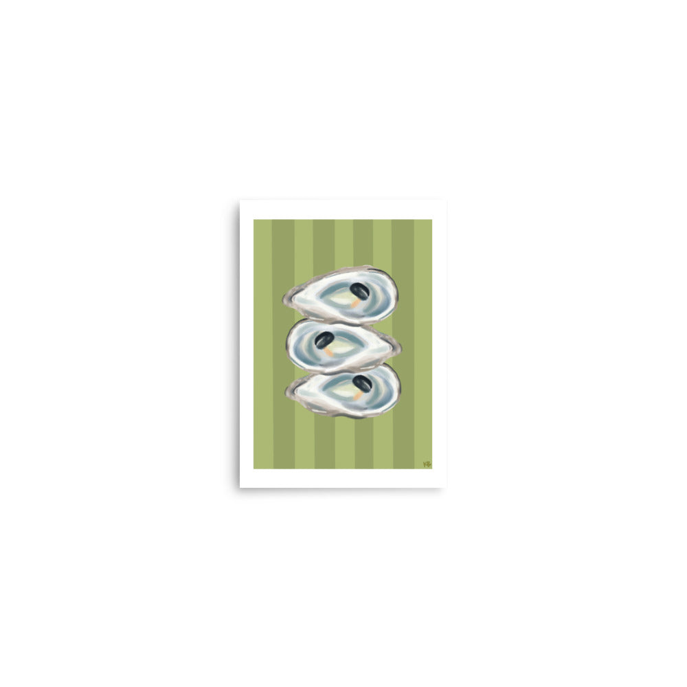 Striped Oyster Print