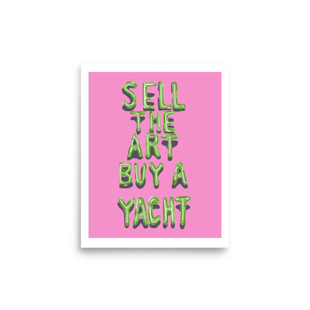 Sell The Art Print - Pink