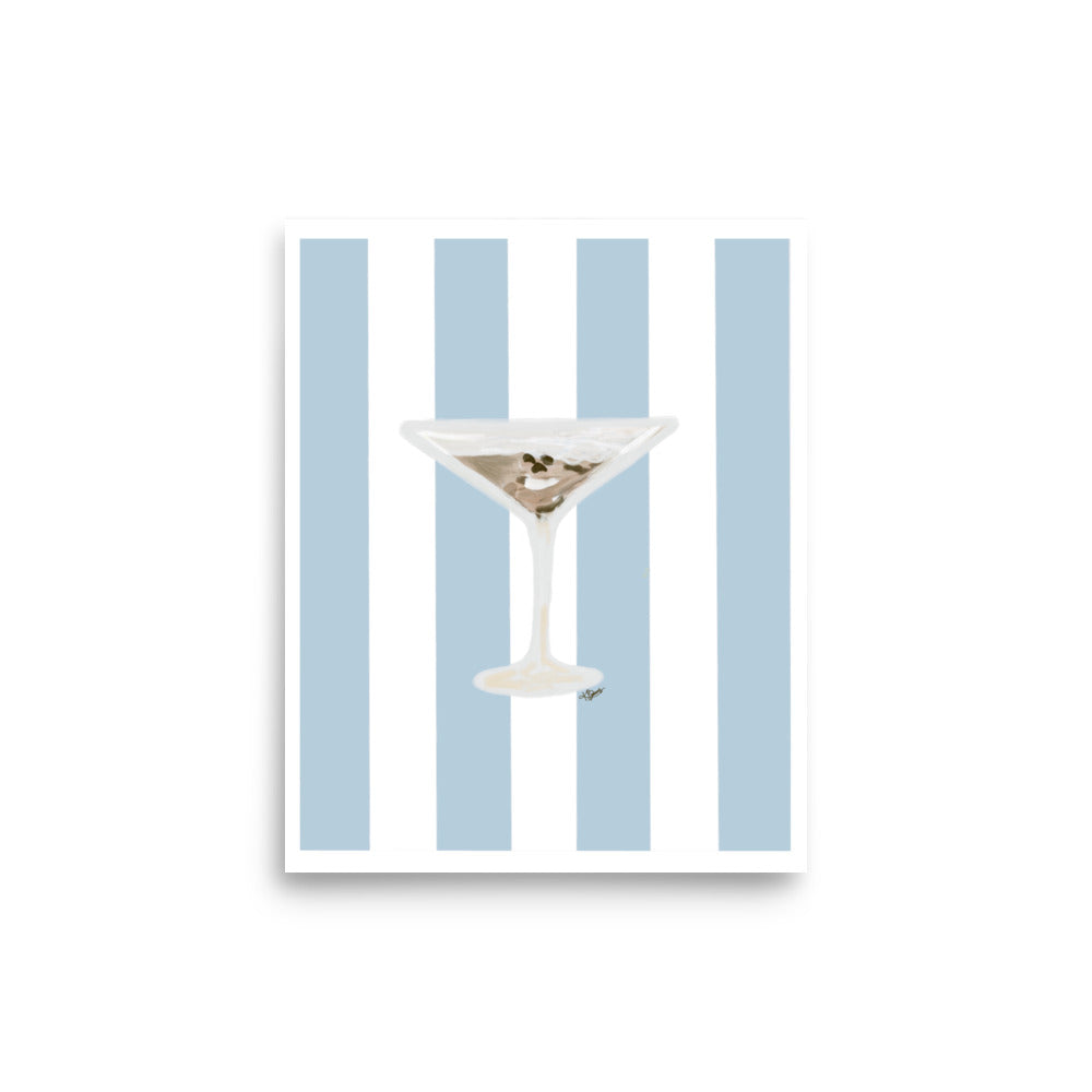 Espresso Martini Striped Print
