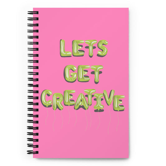 Let’s Get Creative Spiral Notebook